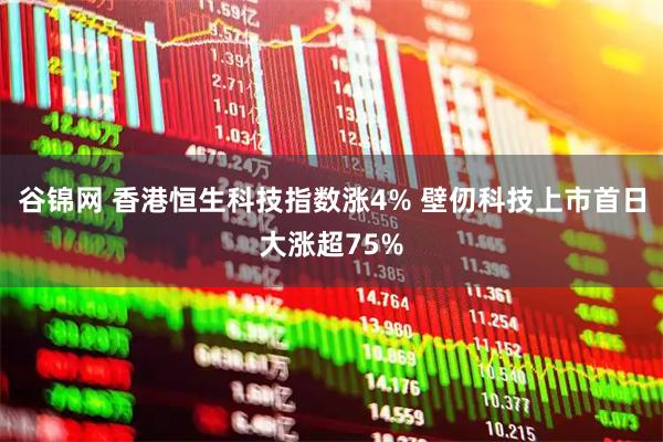 谷锦网 香港恒生科技指数涨4% 壁仞科技上市首日大涨超75%